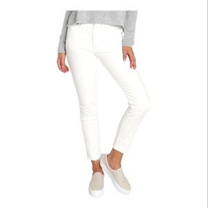 NWT Levi’s Premium 501 Button Fly High Rise Skinny White Jeans Size 30 X 28